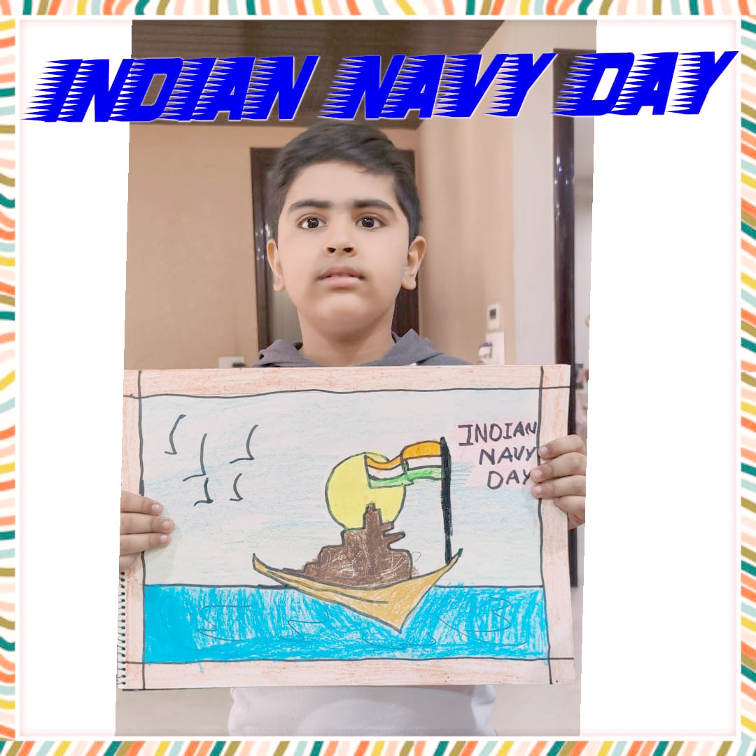 Presidium Pitampura, STUDENTS OBSERVE NAVY DAY WITH A SPECIAL ASSEMBLY