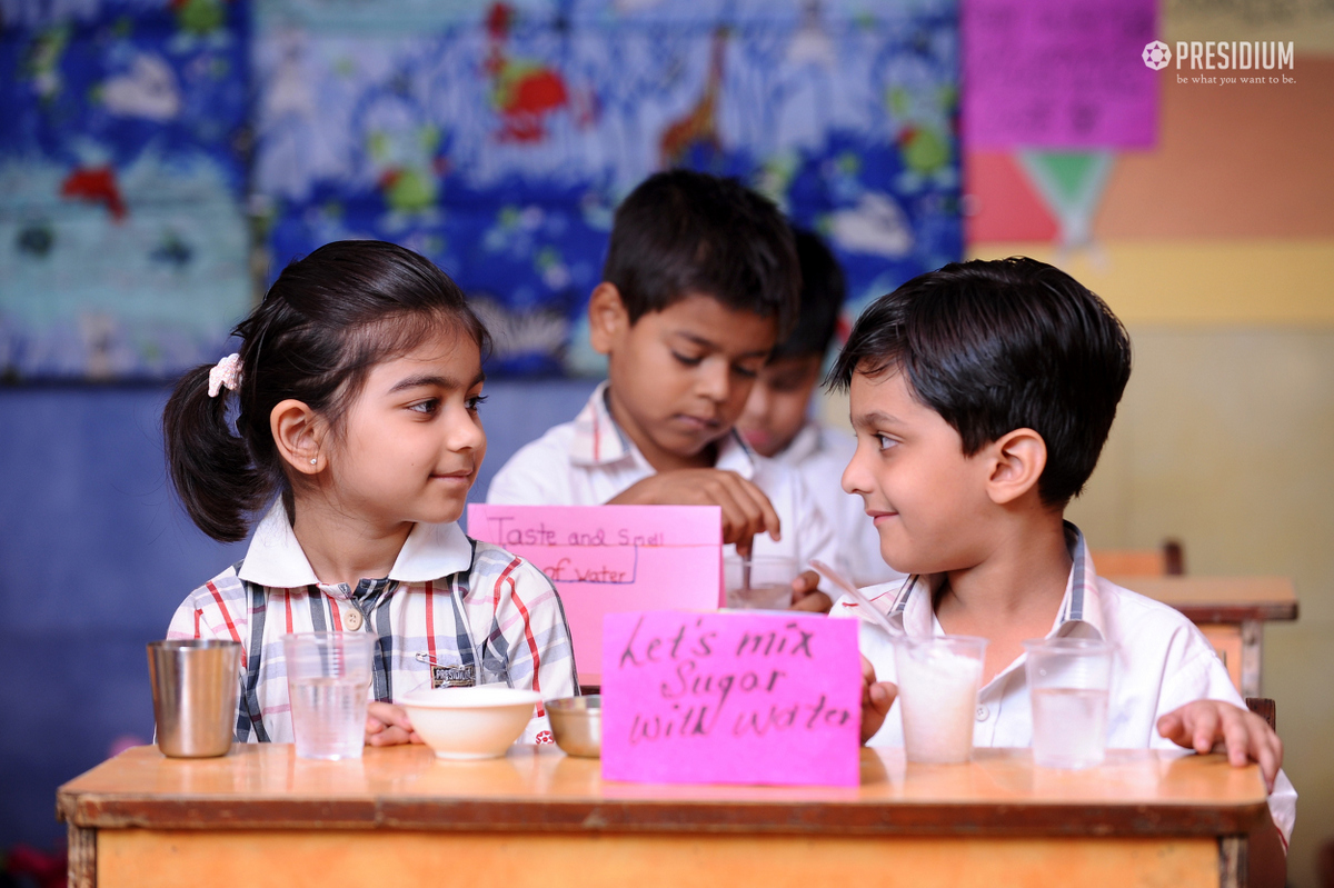 Presidium Pitampura, STUDENTS EXPLORE THE PROPERTIES OF WATER