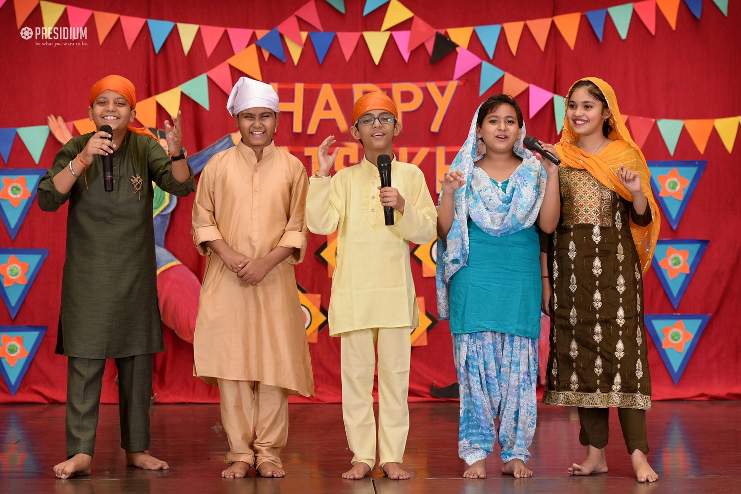 Presidium Rajnagar, CELEBRATING THE FESTIVAL OF HARVEST, BAISAKHI WITH GAIETY & JOY!