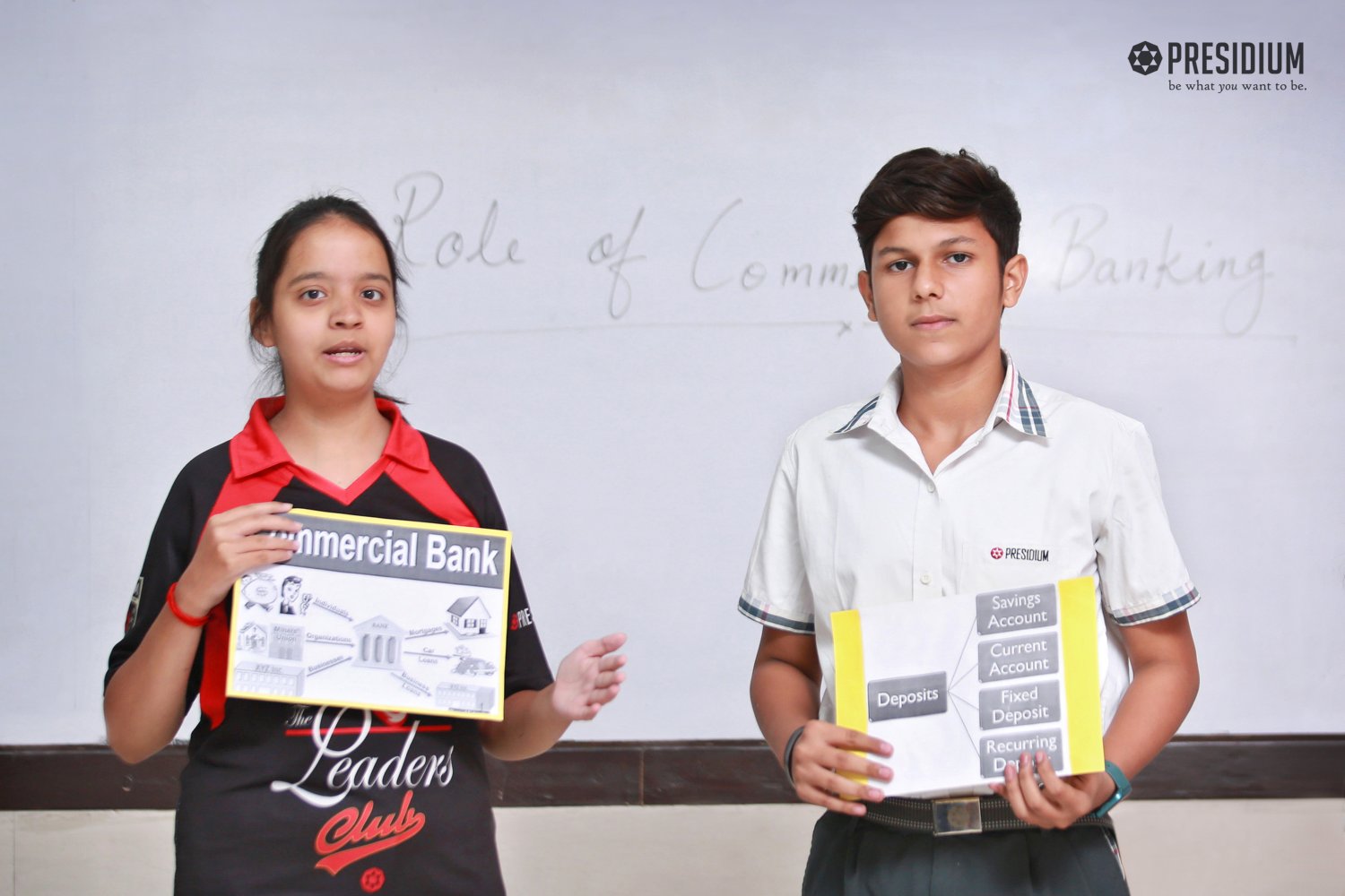 Presidium Rajnagar, STUDENTS STUDY THE CONCEPT OF MONEY & BANKING IN DEPTH