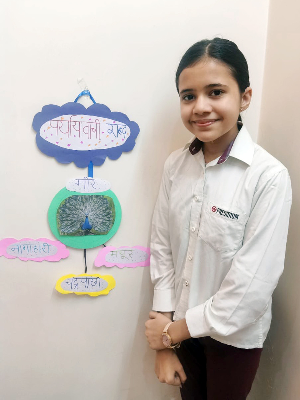 Presidium Rajnagar, STUDENTS ENHANCE THEIR VOCABULARY WITH SYNONYMS ACTIVITY