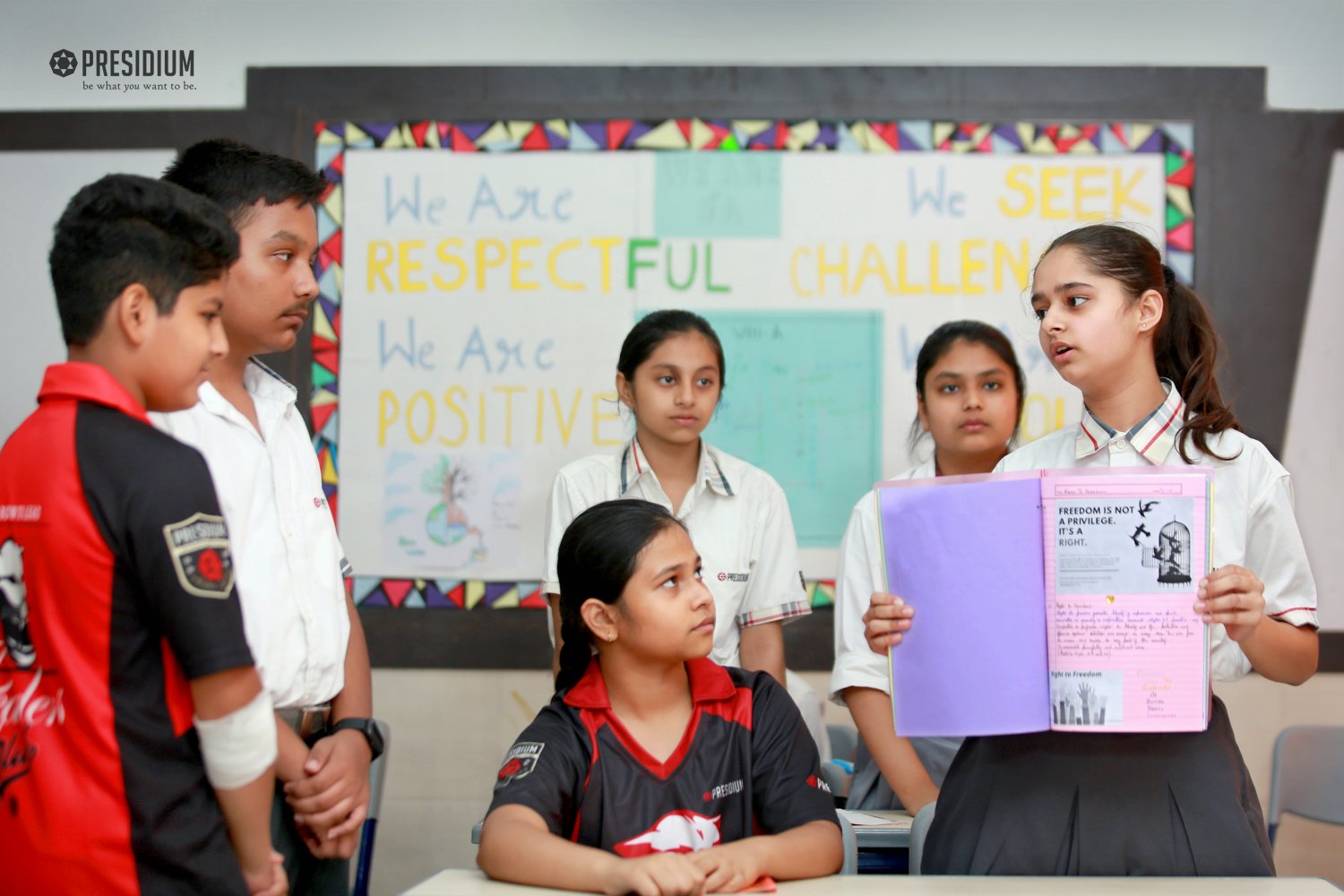 Presidium Rajnagar, STUDENTS LEARN ABOUT THE VARIOUS FEATURES OF OUR CONSTITUTION
