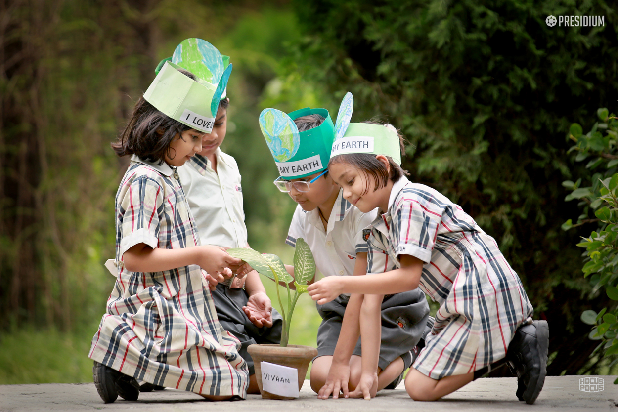 Presidium Vivek Vihar, THE EARTH IS WHAT WE ALL HAVE IN COMMON, LET’S PROTECT IT!