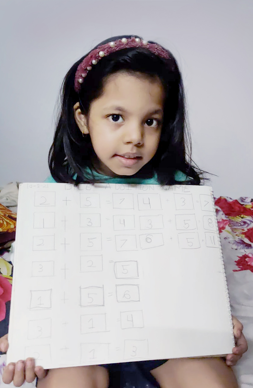 Presidium Vivek Vihar, STUDENTS LEARN ADDITION IN A FUN MANNER!