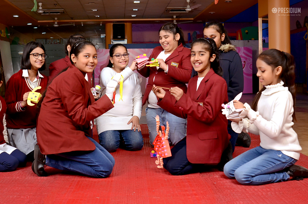 Presidium Indirapuram, OUR BUDDING ARTISTS MAKE THE MOST OF PUPPET MAKING COMPETITION