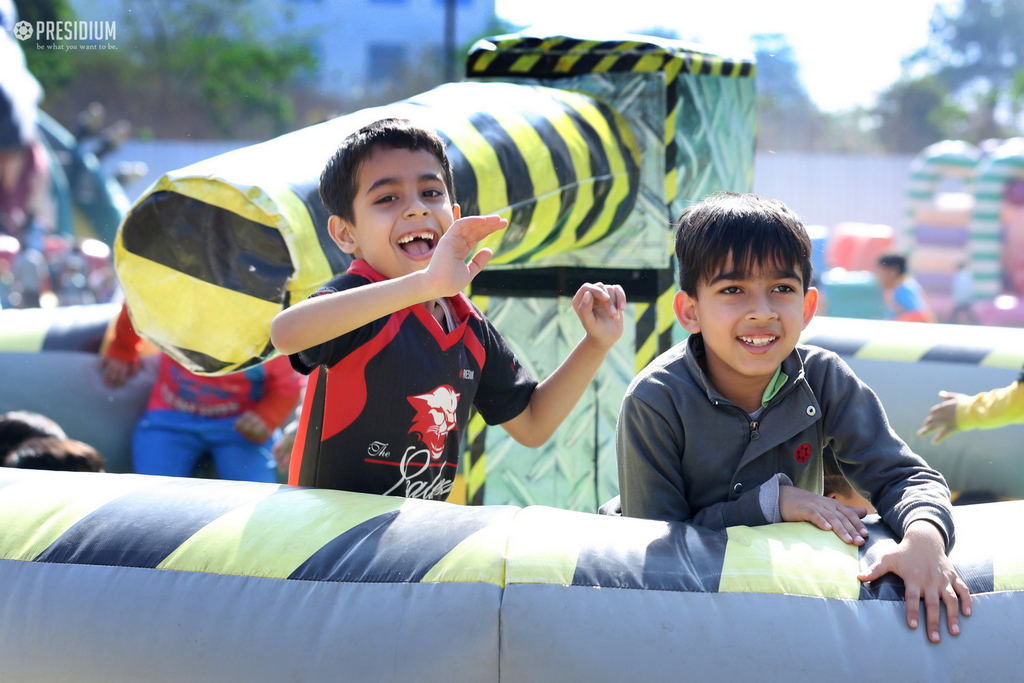 Presidium Gurgaon-57, PRESIDIANS ENJOY A DELIGHTFUL TIME AT THE OBSTACLE PARK