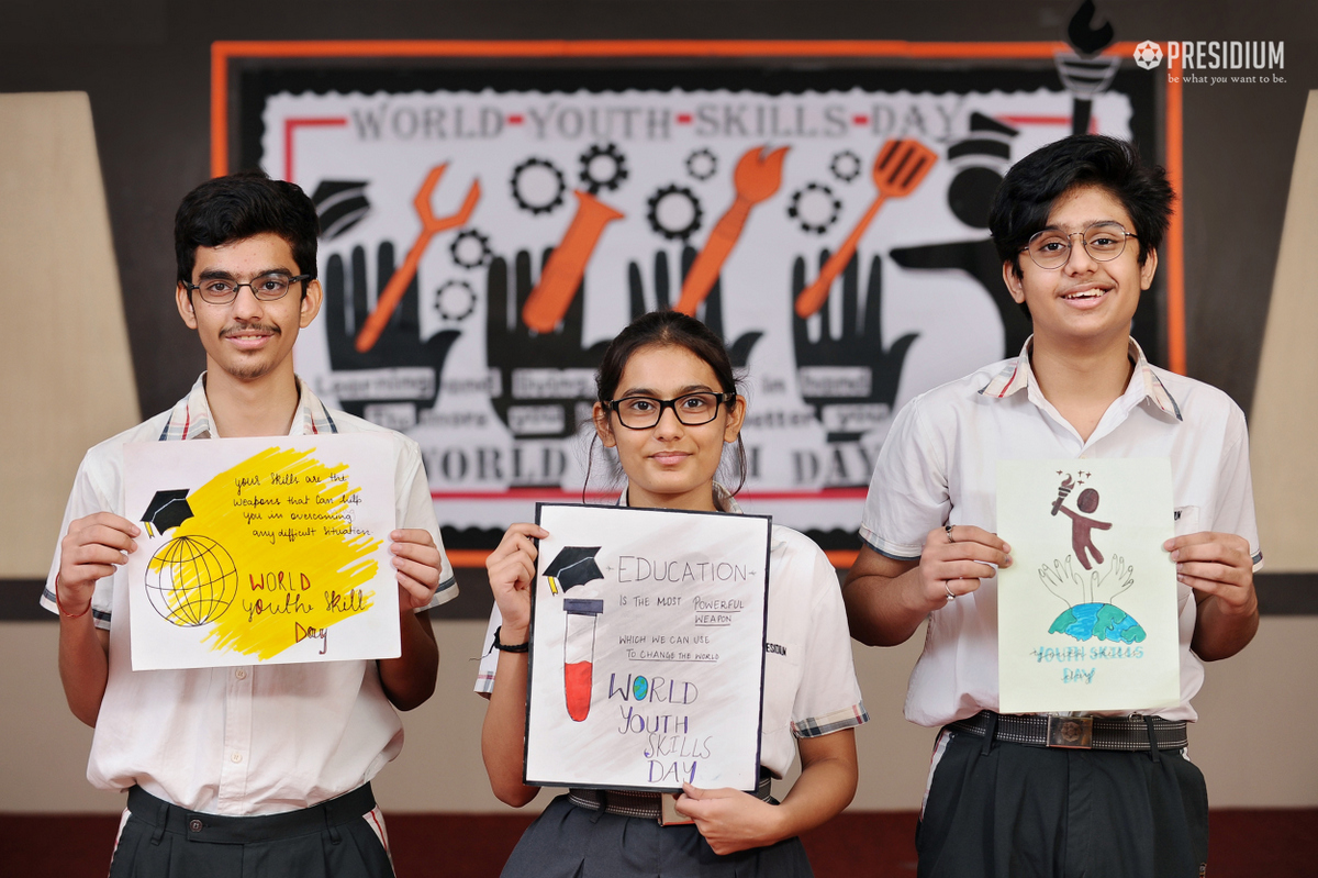 Presidium Noida-31, STUDENTS SPREAD AWARENESS ABOUT RELEVANT SKILLS Presidium Noida-31, STUDENTS SPREAD AWARENESS ABOUT RELEVANT SKILLS
