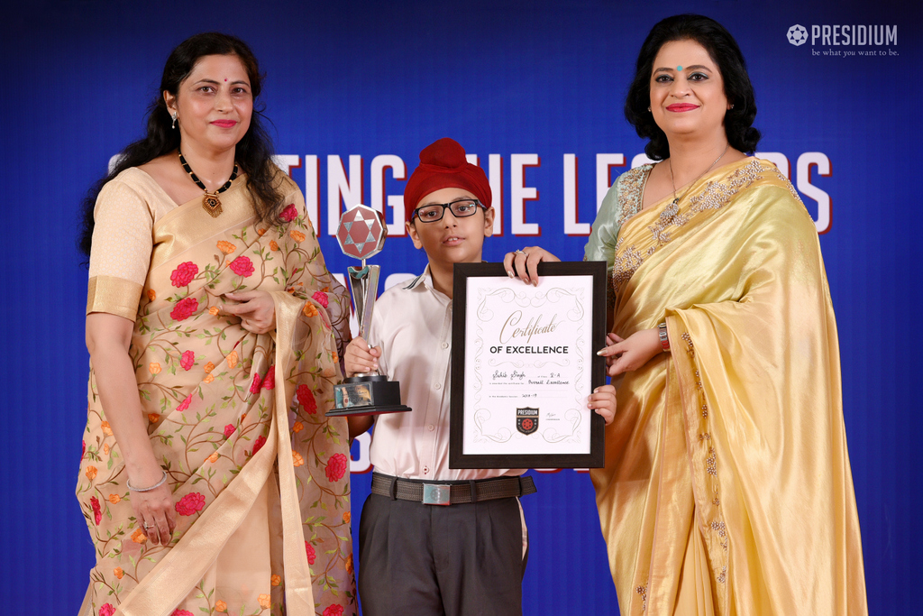 Presidium Punjabi Bagh, ACADEMIC ACHIEVERS FELICITATED AT ACADEMIC EXCELLENCE AWARDS