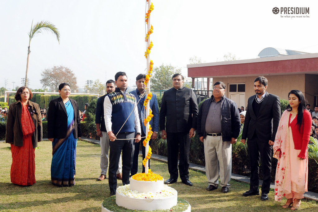 Presidium Rajnagar, PRESIDIANS CELEBRATE THE INDIAN CONSTITUTION ON 70TH REPUBLIC DAY