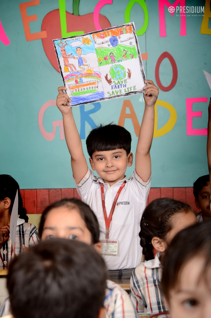 Presidium Vivek Vihar, PAINTING DREAMS ON A CANVAS AT DRAWING & COLOURING COMPETITION