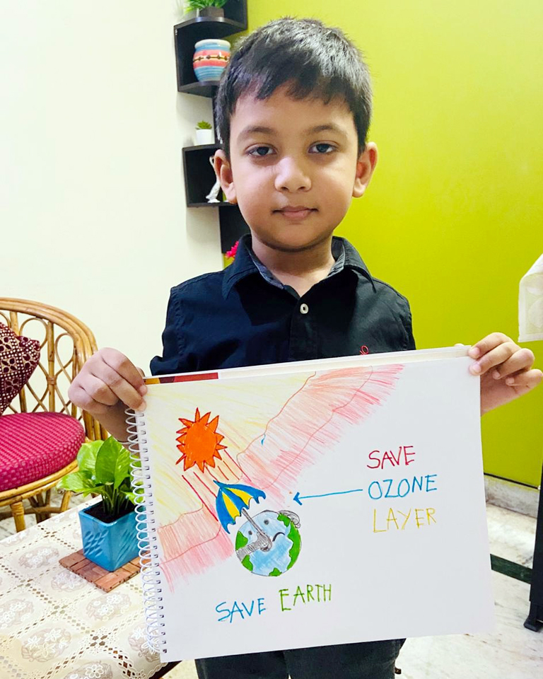 Presidium Indirapuram, PRESIDIANS DISCUSS WAYS TO PRESERVE THE OZONE LAYER!