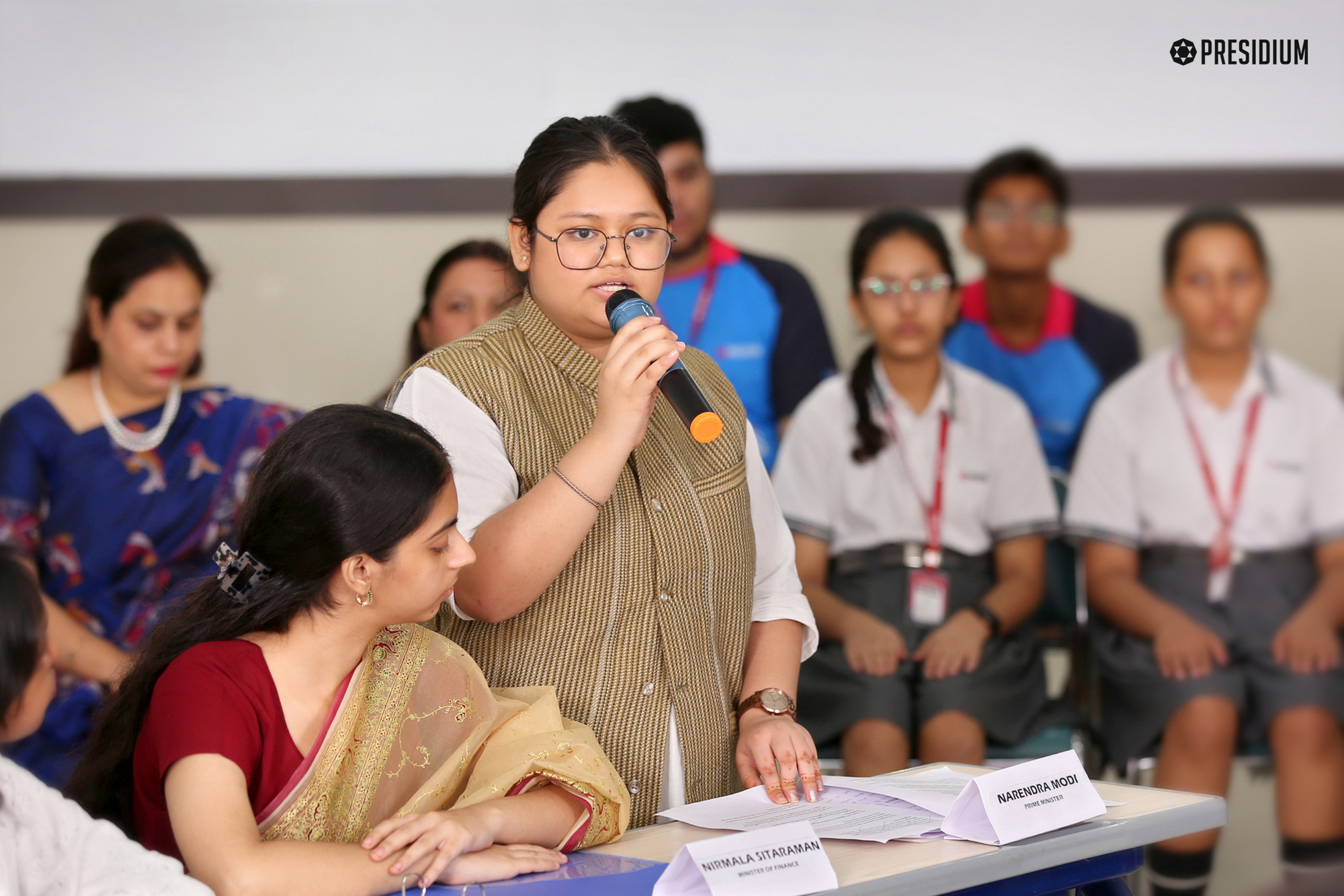 Presidium Rajnagar, VOICES OF VISION MOCK PARLIAMENT AT RAJ NAGAR PRESIDIUM SCHOOL 