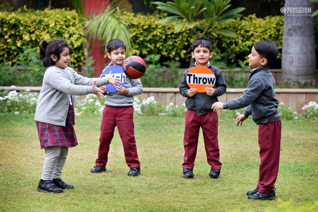 Presidium Dwarka-6, AN ACTIVITY IS ORGANIZED FOR STUDENTS TO LEARN ACTION WORDS Presidium Dwarka-6, AN ACTIVITY IS ORGANIZED FOR STUDENTS TO LEARN ACTION WORDS