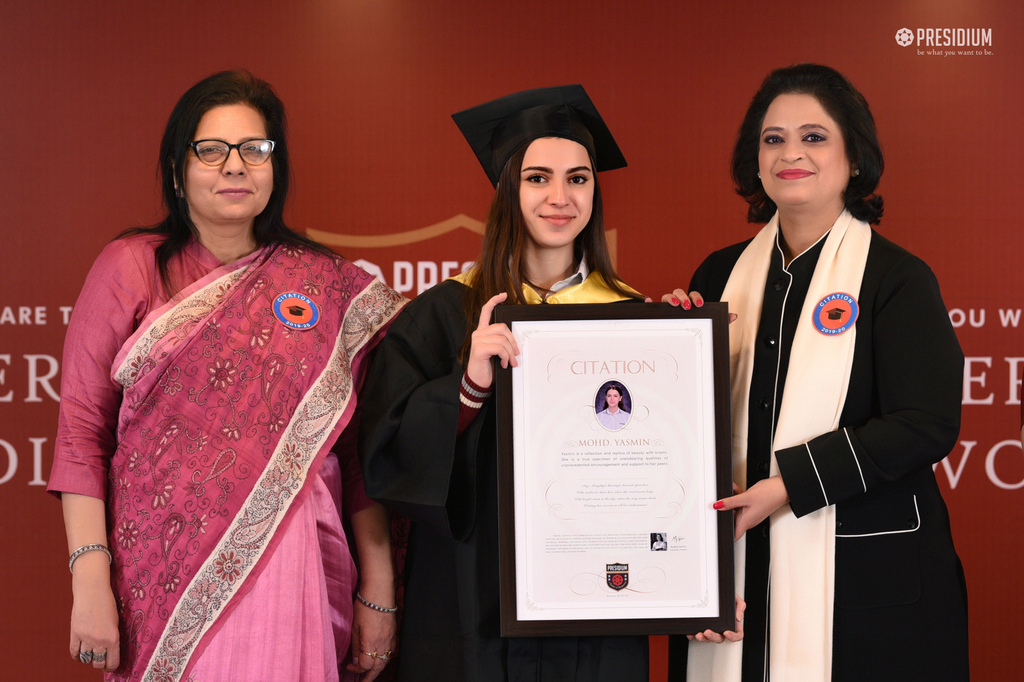 Presidium Gurgaon-57, CITATION CEREMONY: WISHING THE STUDENTS A BRIGHTER FUTURE AHEAD