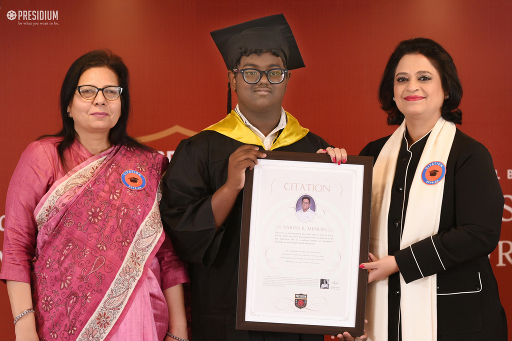 Presidium Gurgaon-57, CITATION CEREMONY: WISHING THE STUDENTS A BRIGHTER FUTURE AHEAD