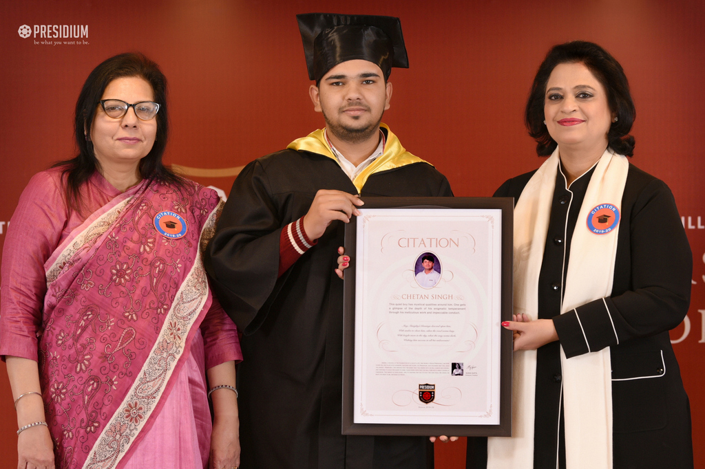 Presidium Gurgaon-57, CITATION CEREMONY: WISHING THE STUDENTS A BRIGHTER FUTURE AHEAD