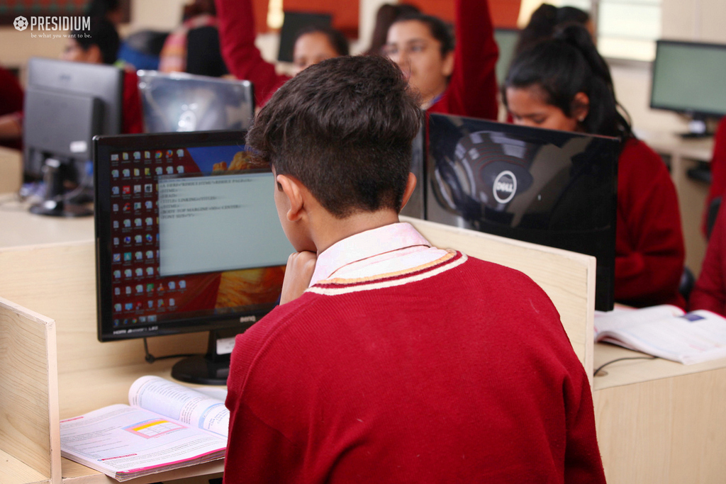 Presidium Gurgaon-57, PRESIDIANS LEARN ABOUT ‘HTML’ IN A FUN COMPUTER SESSION