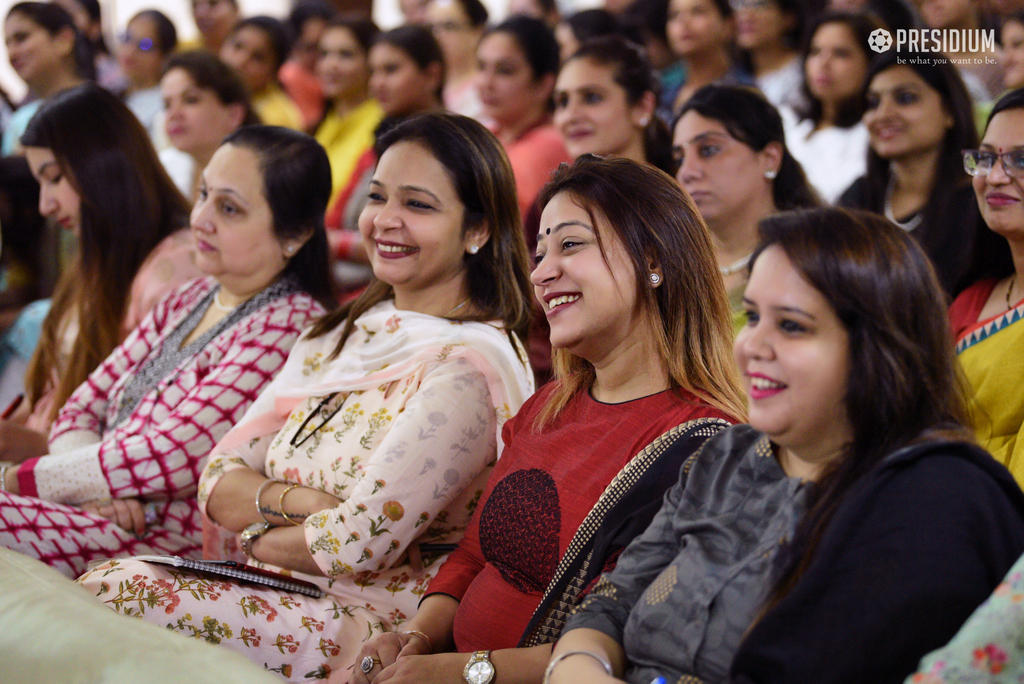 Presidium Indirapuram, CHAIRPERSON, MRS SUDHA GUPTA CONDUCTS AN INCITING SEMINAR ON ‘BEING