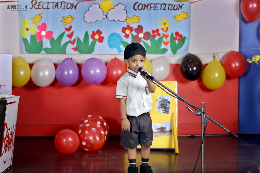 Presidium Dwarka-6, RHYME RECITATION COMPETITION:PRESIDIANS ENJOY THE REALM OF POETRY