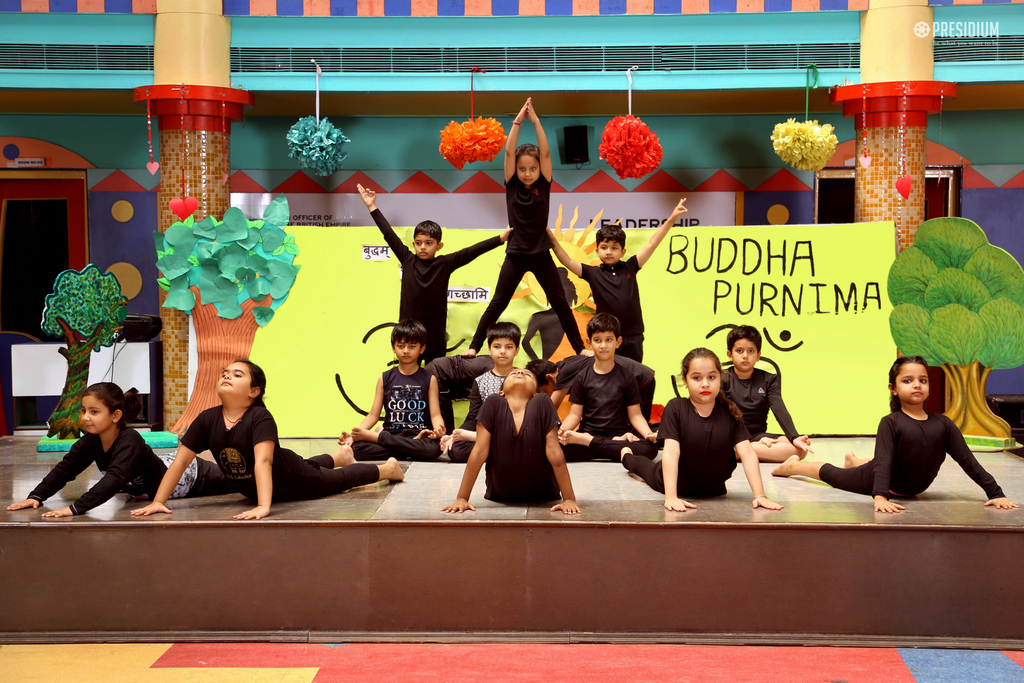 Presidium Dwarka-6, STUDENTS SPREAD TEACHINGS OF LORD BUDDHA ON BUDDHA PURNIMA