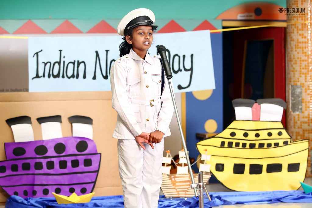 Presidium Dwarka-6, SOULFUL RENDITIONS BY STUDENTS ON NAVY DAY