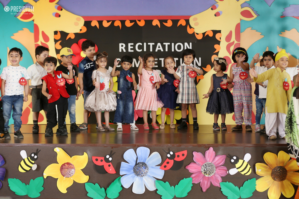 Presidium Rajnagar, A WONDERFUL DISPLAY OF CONFIDENCE AT RHYME RECITATION COMPETITION