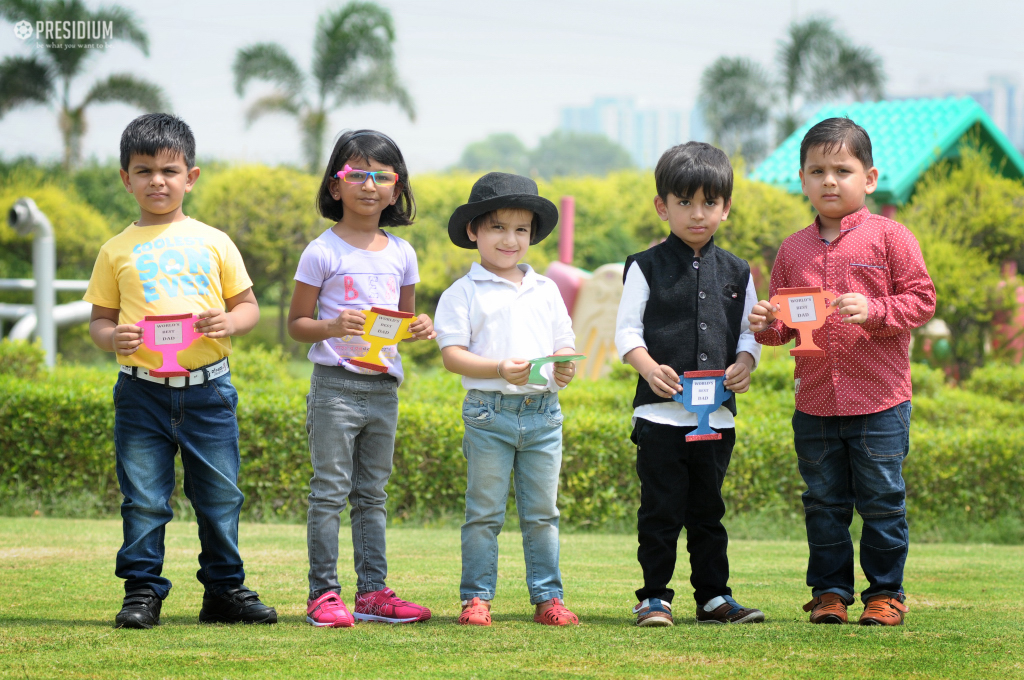 Presidium Rajnagar, YOUNG PRESIDIANS CELEBRATE FATHER’S DAY WITH ZEST 