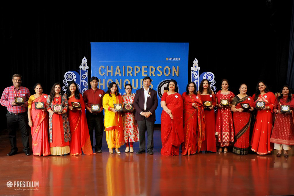 Presidium Gurgaon-57, MRS. SUDHA GUPTA MA’AM  ACKNOWLEDGES TEACHERS  AT CHAIRPERSON HONOURS