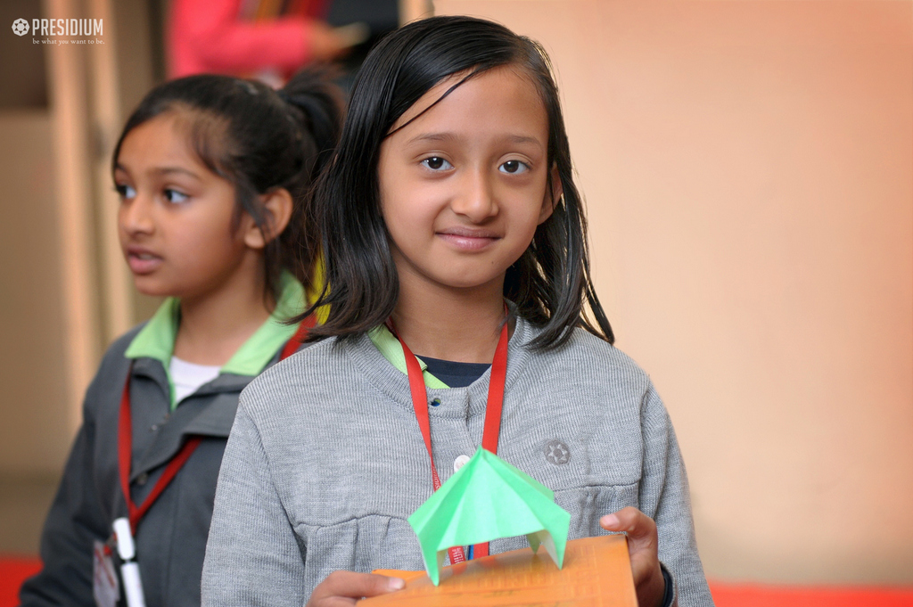 Presidium Gurgaon-57, PRESIDIANS LEARN THE ART OF ORIGAMI WITH A FUN CRAFT ACTIVITY!