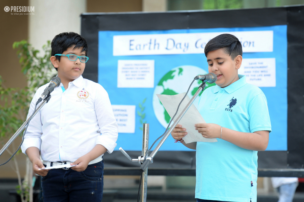 Presidium Gurgaon-57, EARTH DAY: SPREADING THE MESSAGE OF PROTECTING MOTHER EARTH!