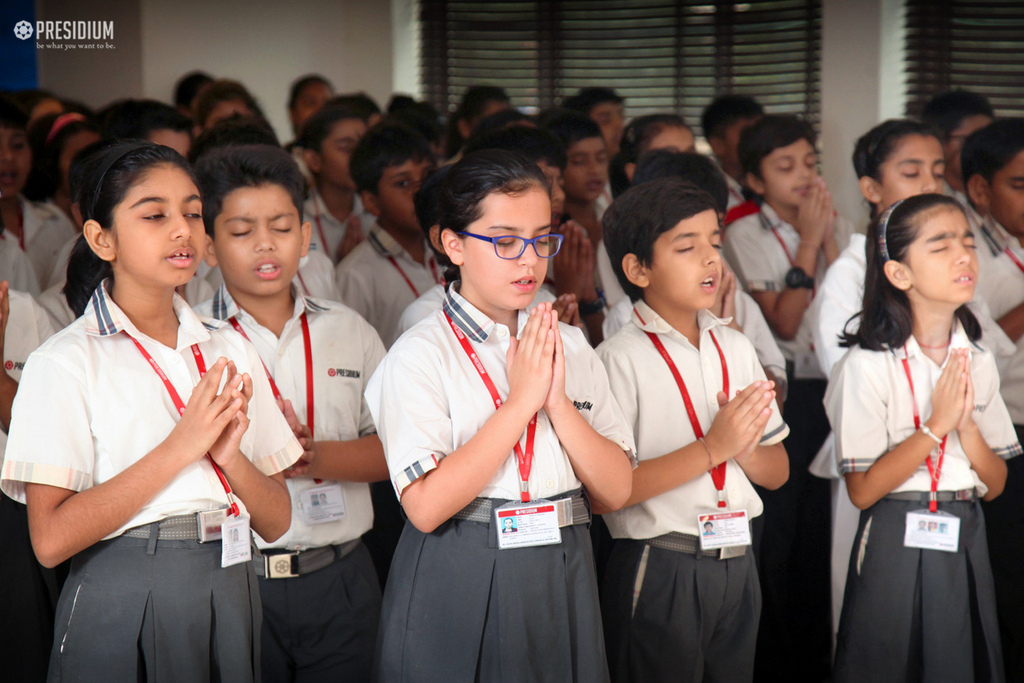 Presidium Gurgaon-57, FUTURE LEADERS CONDUCT AN ASSEMBLY ON YOUTH EMPOWERMENT