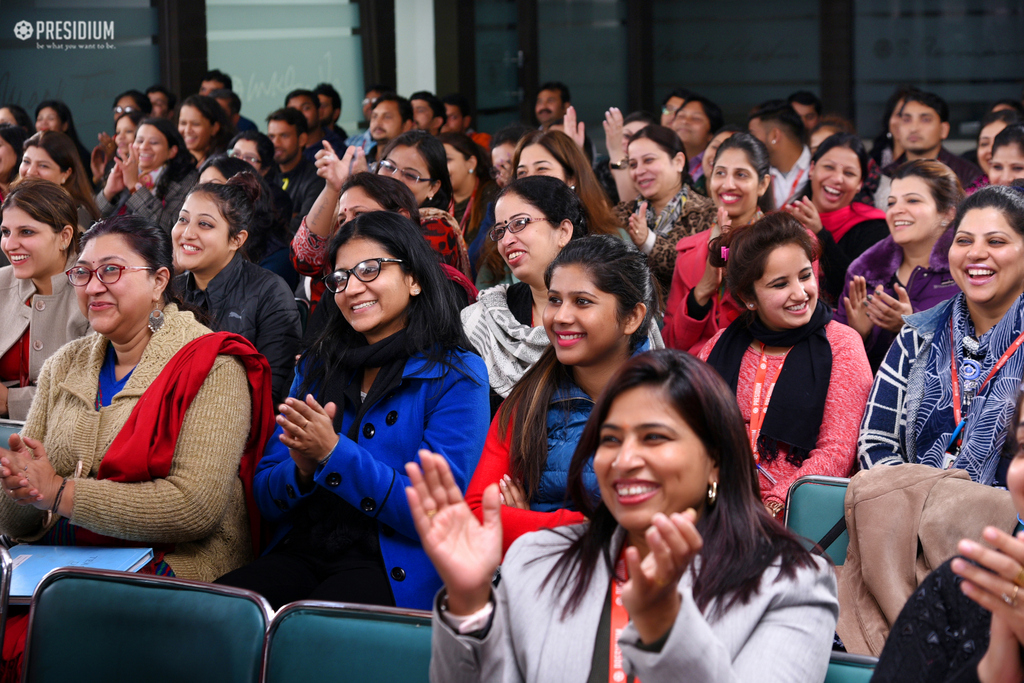 Presidium Gurgaon-57, TEACHERS LEARN ABOUT THE 'POWER OF BEING' WITH MRS. SUDHA GUPTA