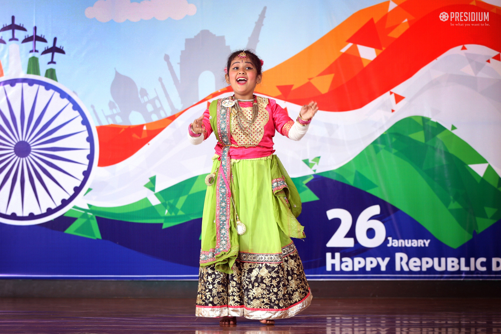 Presidium Gurgaon-57, PRESIDIANS SOAK IN THE FEELING OF PATRIOTISM THIS REPUBLIC DAY