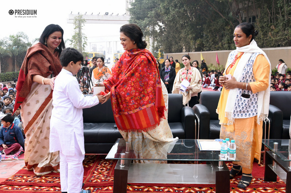 Presidium Gurgaon-57, SUDHA MAM CELEBRATES 69TH REPUBLIC DAY WITH PATRIOTIC PRESIDIANS