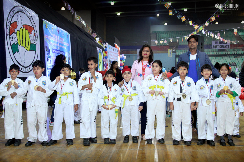 Presidium Gurgaon-57, VICTORY OF 20 MEDALS FROM 30TH DELHI STATE TAEKWONDO CHAMPIONSHIP
