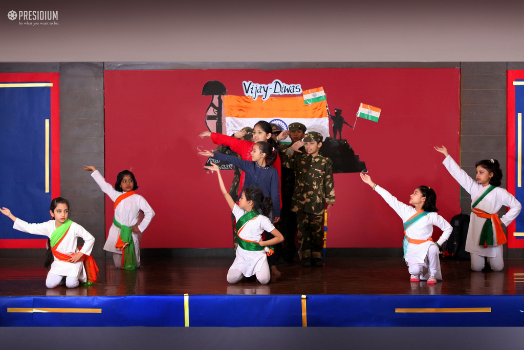 Presidium Gurgaon-57, PRESIDIANS SALUTE THE COURAGEOUS INDIAN ARMY ON VIJAY DIWAS