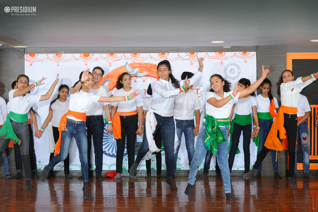 Presidium Gurgaon-57, STUDENTS CELEBRATE INDEPENDENCE DAY WITH AN ARRAY OF COMPETITIONS