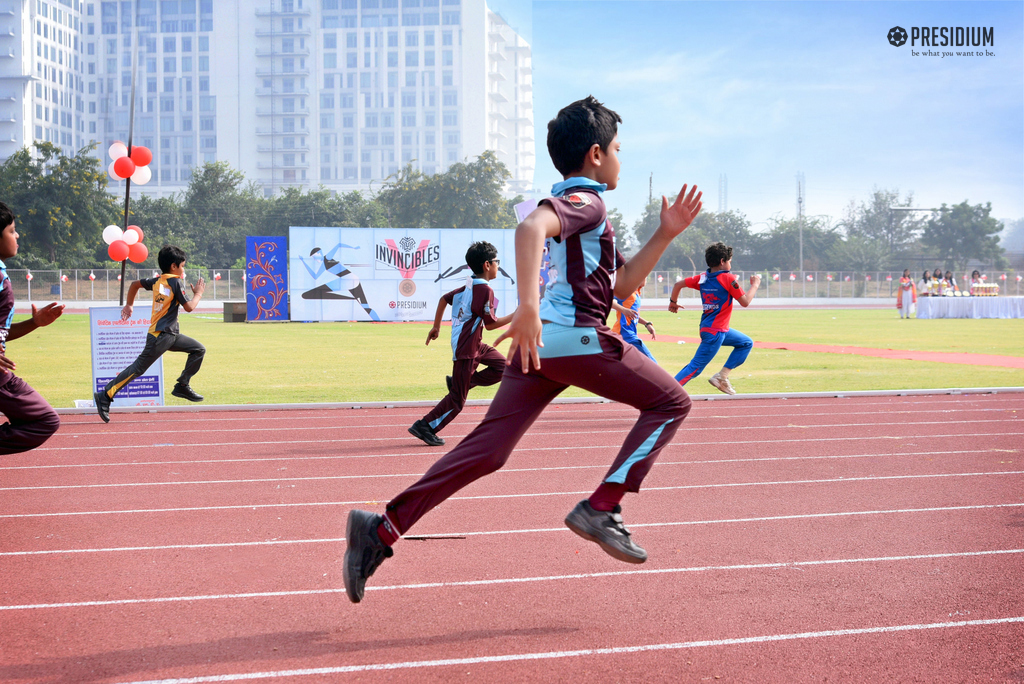 Presidium Gurgaon-57, SPORTS DAY: A DAY FILLED WITH THE EXHILARATION OF JOY & VICTORY