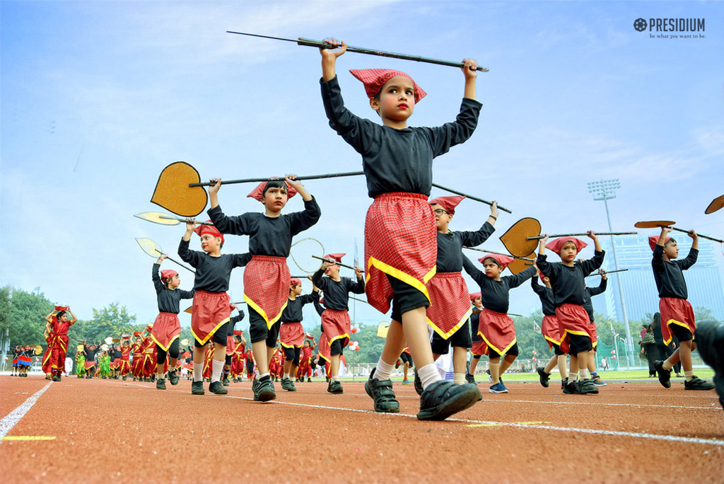 Presidium Gurgaon-57, SPORTS DAY: A DAY FILLED WITH THE EXHILARATION OF JOY & VICTORY