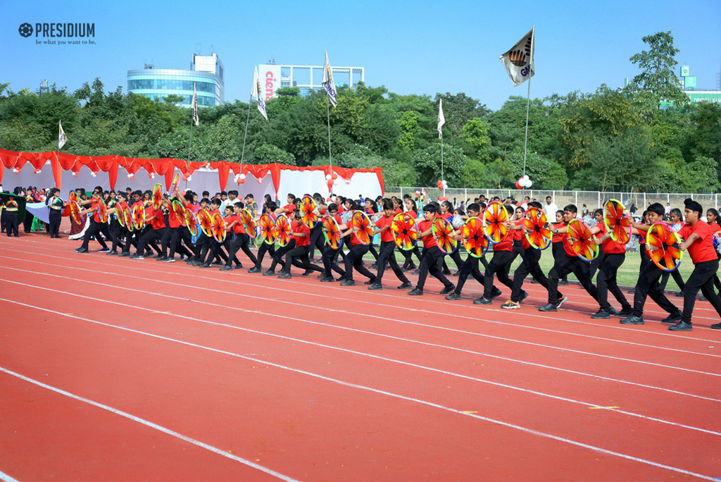 Presidium Gurgaon-57, SPORTS DAY: A DAY FILLED WITH THE EXHILARATION OF JOY & VICTORY