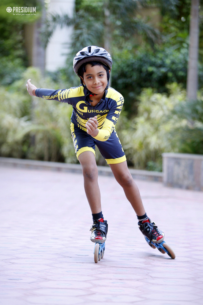 Presidium Gurgaon-57, KUDOS PRESIDIANS FOR WINNING TOP LAURELS AT ROLLER SKATING MEET