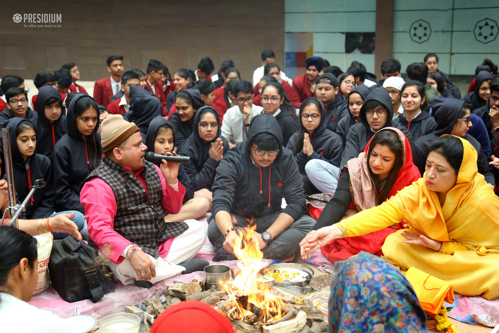 Presidium Indirapuram, प्रेसीडीअंस के लिए पवित्र हवन आयोजित किया गया