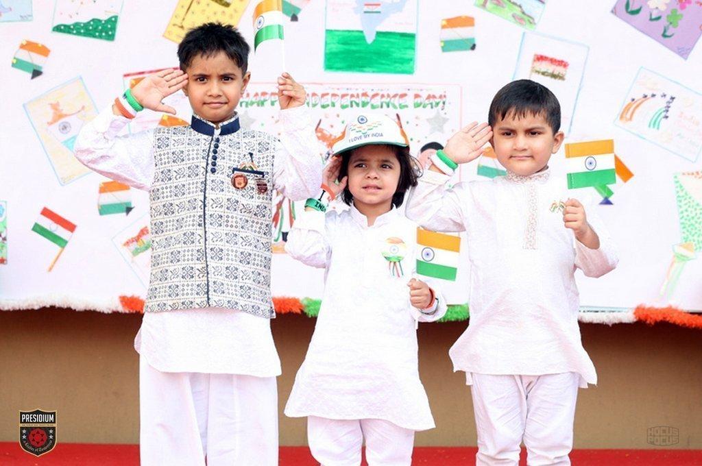 Presidium Rajnagar, Patriotic spirit dawns at Presidium