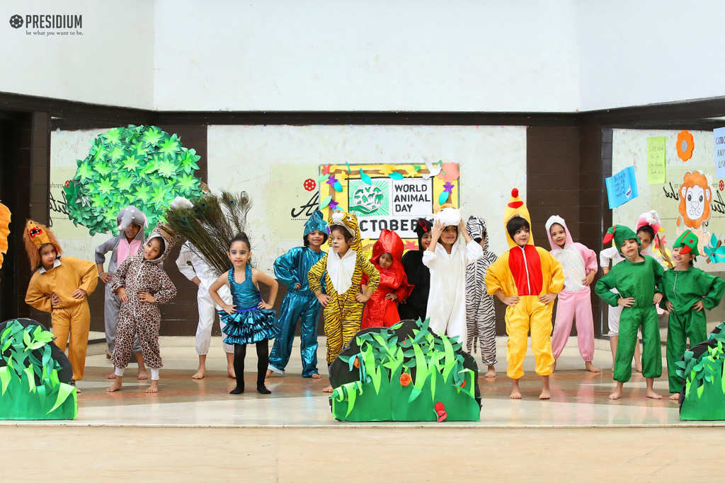 Presidium Indirapuram, WORLD ANIMAL DAY: PRESIDIUM TURNS INTO A WONDROUS JUNGLE