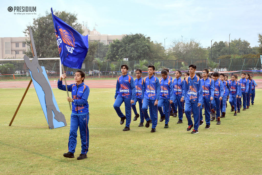 Presidium Indirapuram, STUDENTS EXHIBIT THEIR EXCEPTIONAL TALENTS AT ANNUAL SPORTS DAY