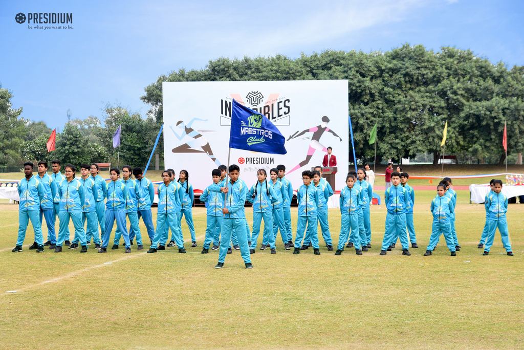 Presidium Indirapuram, STUDENTS EXHIBIT THEIR EXCEPTIONAL TALENTS AT ANNUAL SPORTS DAY