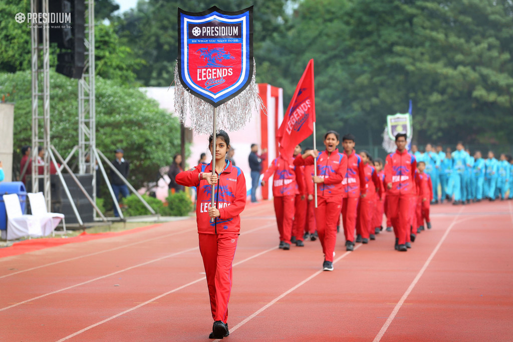Presidium Indirapuram, STUDENTS EXHIBIT THEIR EXCEPTIONAL TALENTS AT ANNUAL SPORTS DAY