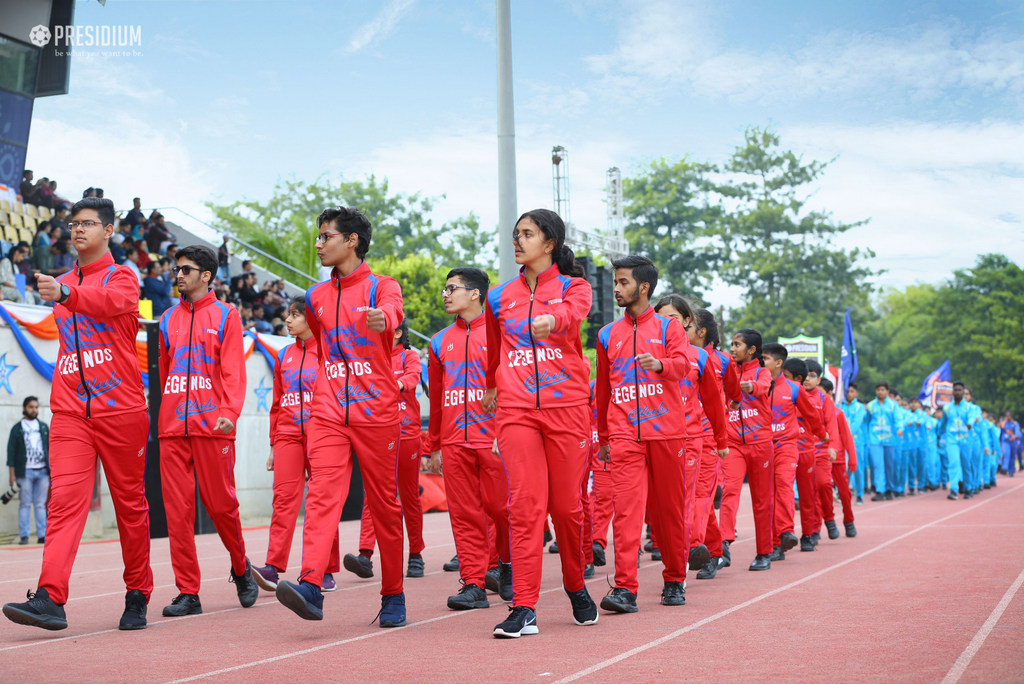 Presidium Indirapuram, STUDENTS EXHIBIT THEIR EXCEPTIONAL TALENTS AT ANNUAL SPORTS DAY