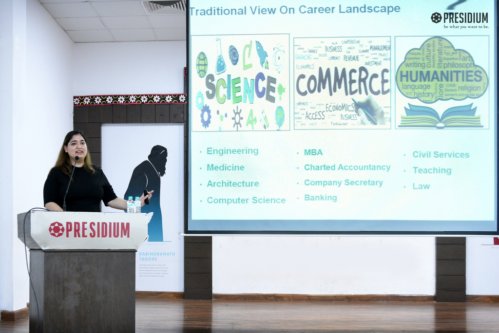 Presidium Indirapuram, PRESIDIUM ORGANISE AN INFORMATIVE SEMINAR ON CAREER COUNSELLING