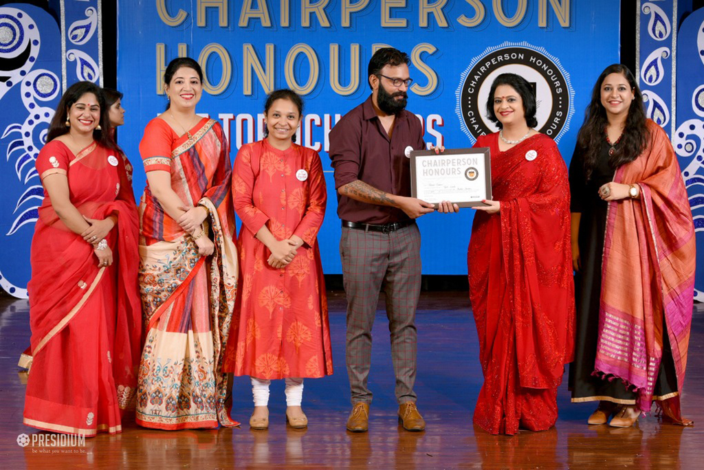 Presidium Indirapuram, TEACHERS RECEIVE RECOGNITION AT CHAIRPERSON HONOURS FOR TEACHERS